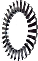 KAYOOM Wandspiegel Apollon 910 Silber Schwarz Rund Bild 3