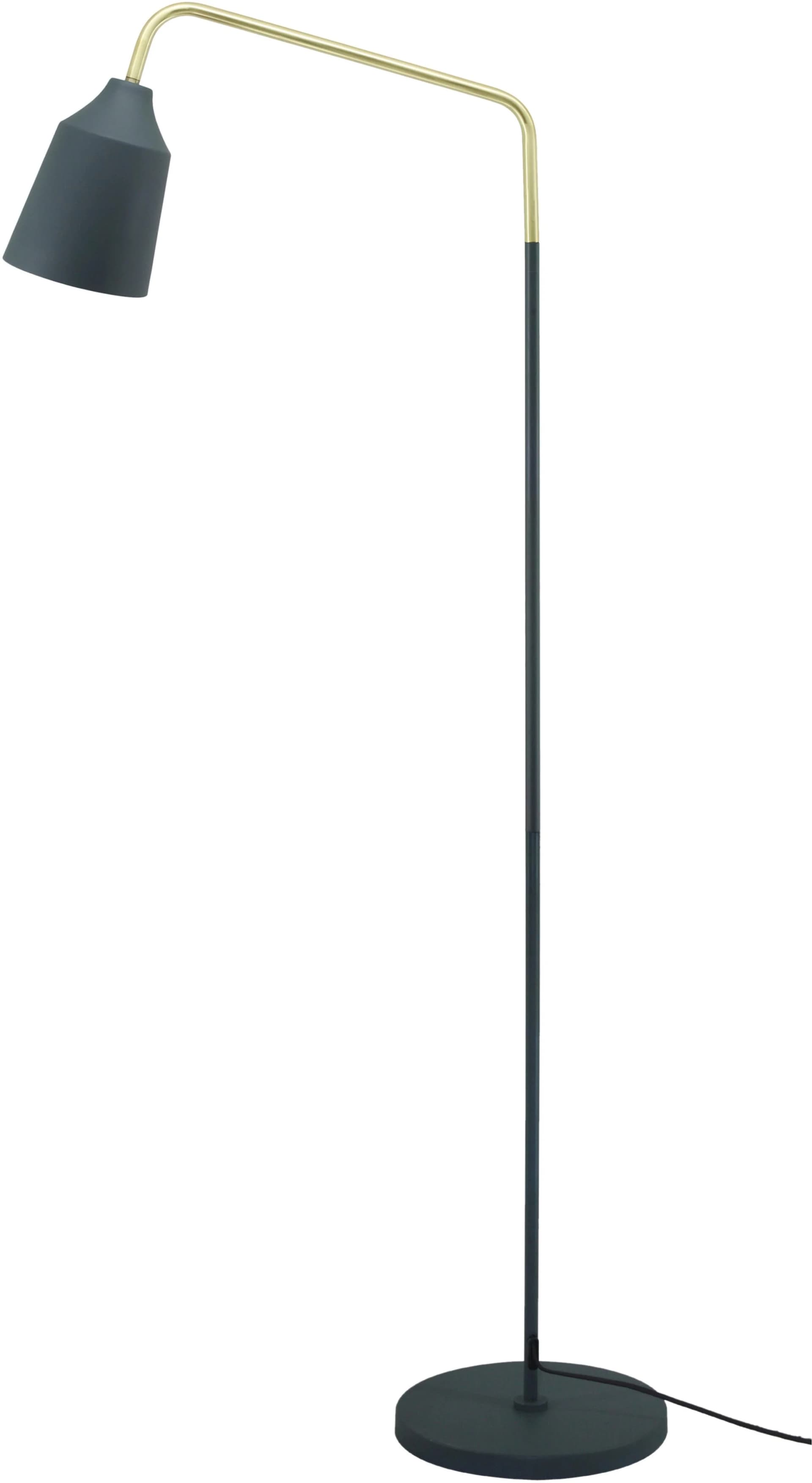 KAYOOM Stehlampe Capree Industrial Design Blau mit Goldakzenten