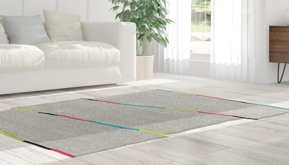 Arte Espina Teppich Spirit Frisee 3107 Hellgrau Kurzflor