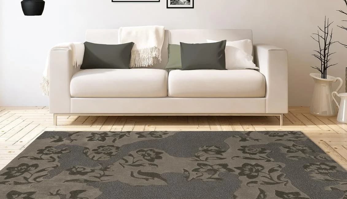 Arte Espina Teppich Spirit 7302 Grau Kurzflor Modern