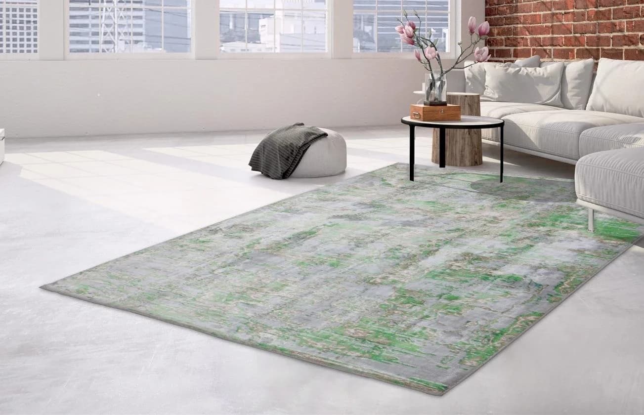 Arte Espina Teppich Ocean 500 Vintage Bunt Viskose Handgefertigt