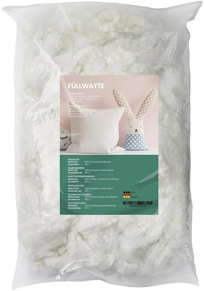 Primaflor Kissenfüllung Polyesterhohlfasern Weiß 1.000g Waschbar