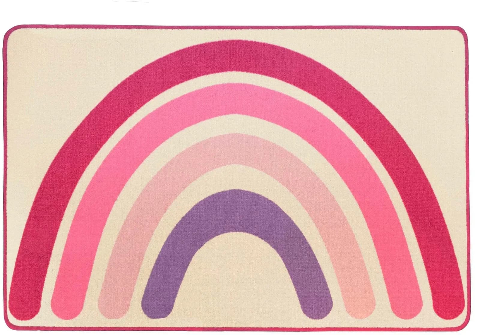 Primaflor Kinderteppich RAINBOW Pink Regenbogen Motiv