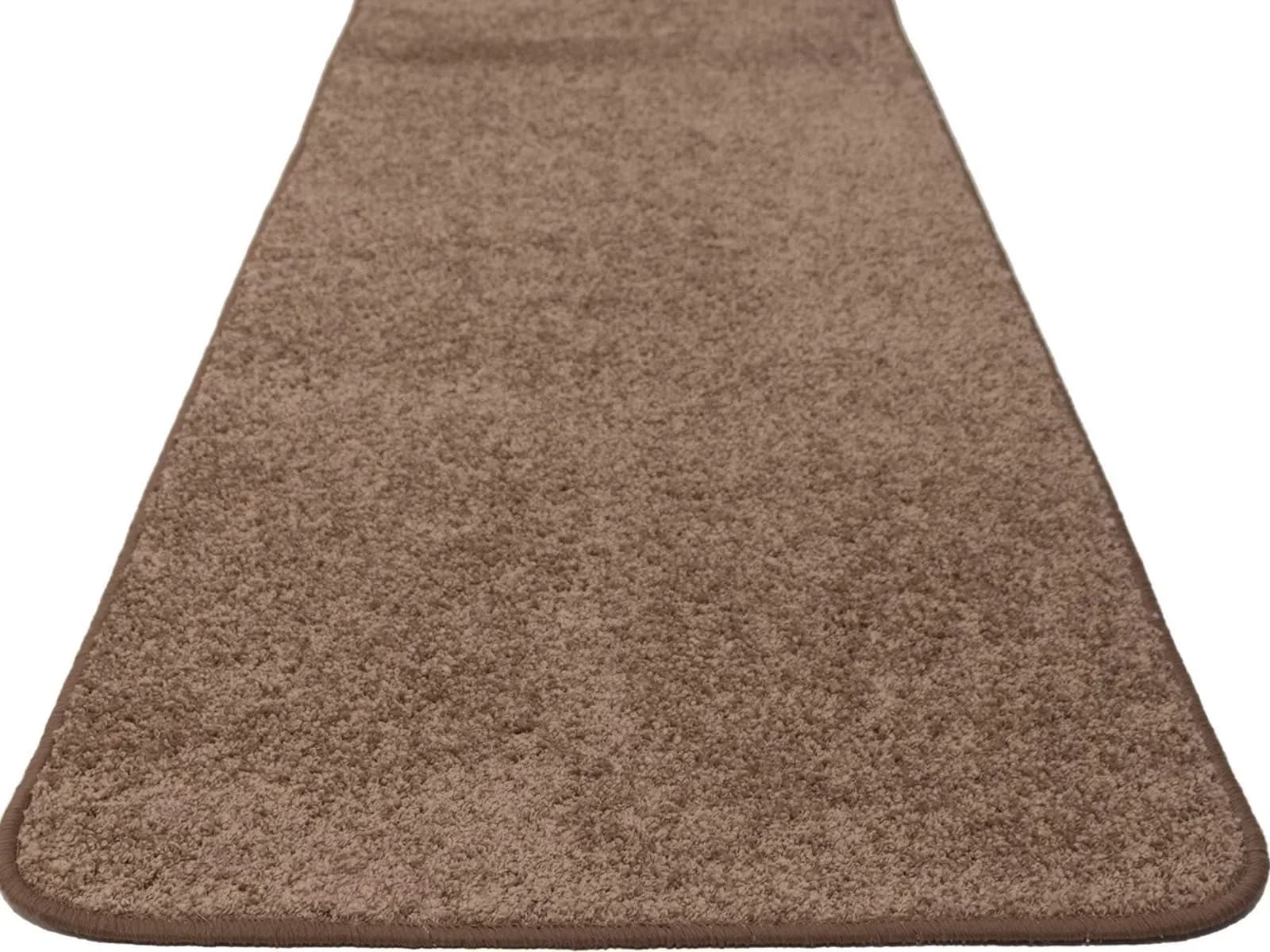 Primaflor Teppich Läufer MUMBAI Braun Kurzflor Uni