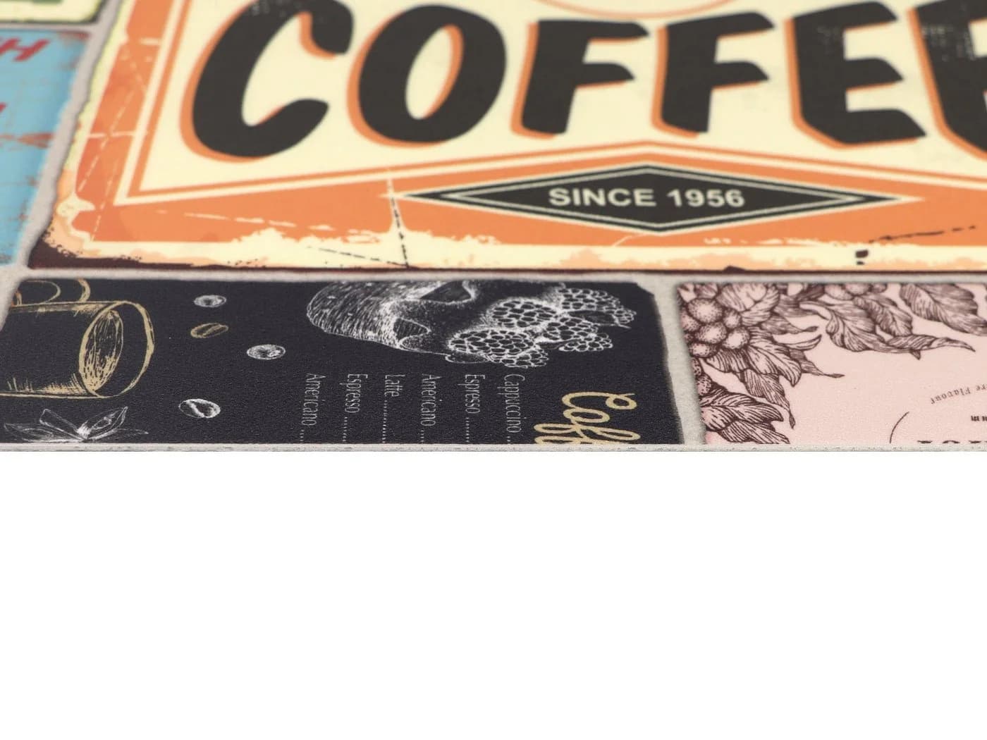Primaflor Vinyl-Läufer COFFEE TIME Braun Patchwork Design - Bild 4
