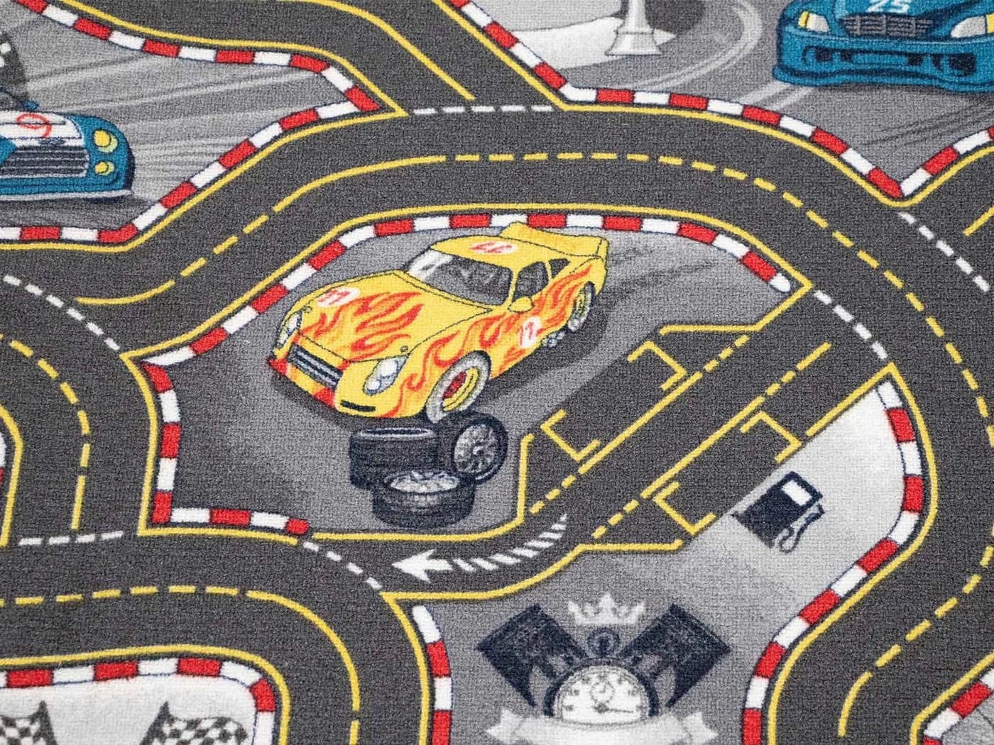 Primaflor Spielteppich CARS Bunt Straßen-Motiv Kinderzimmer - Bild 3