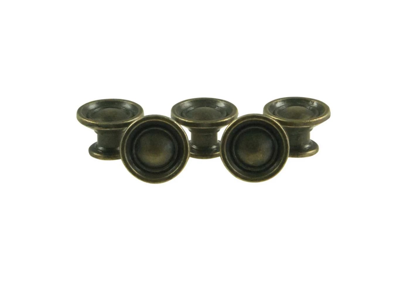 maDDma Möbelknopf 5er Set Antikmessing Bronze Zinklegierung