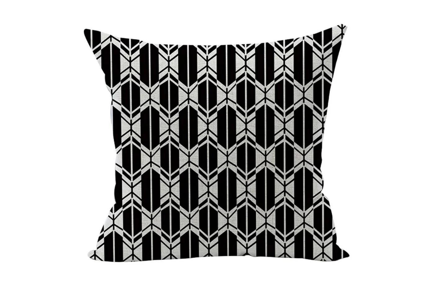 maDDma Dekokissenhülle Geometrisches Muster Baumwolle Polyester