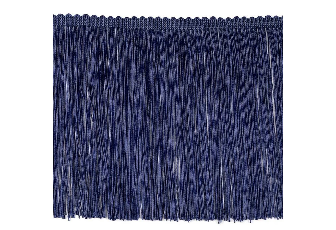 maDDma Fransenborte Extrabreit 155mm Polyester Marineblau - Bild 2