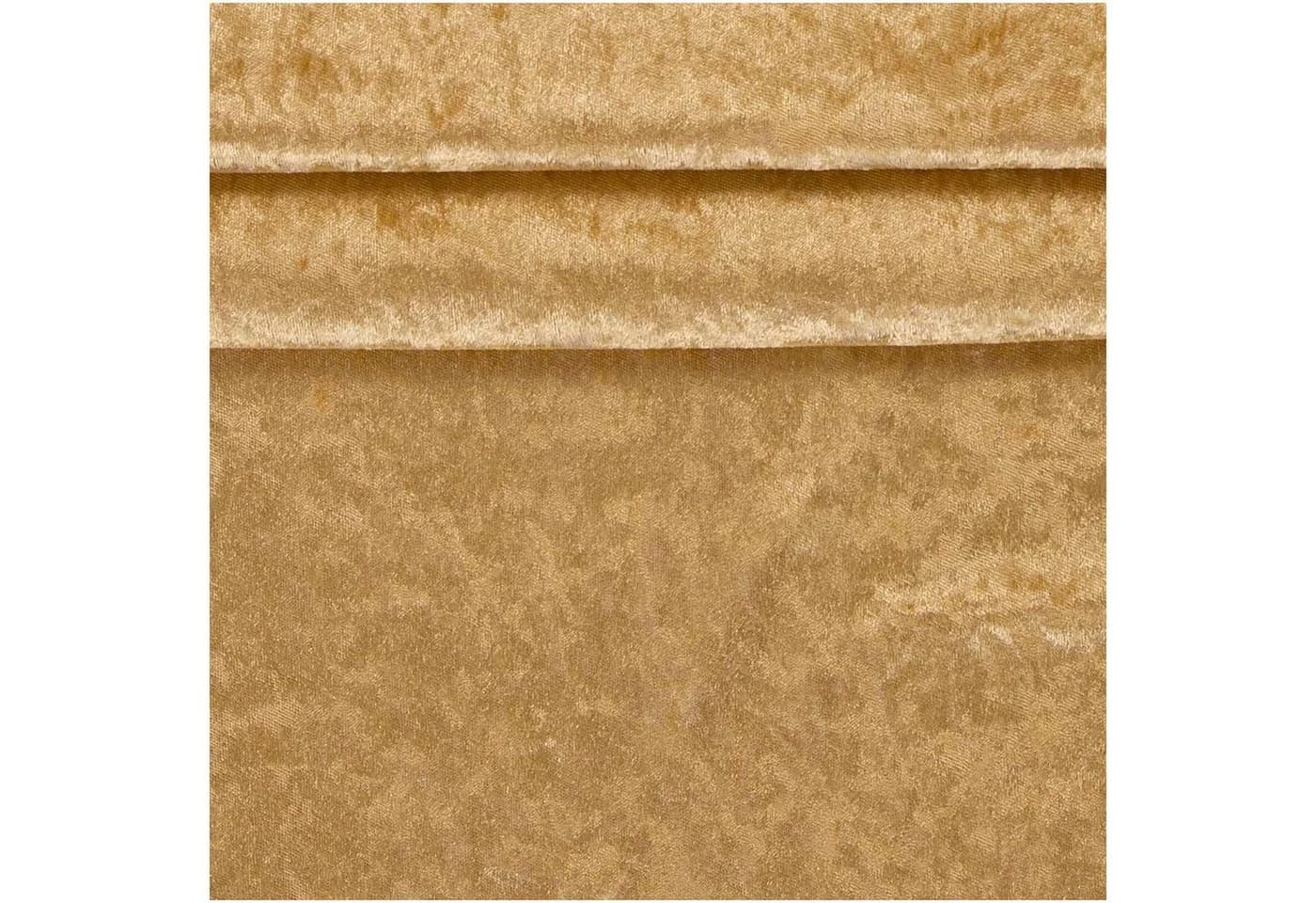 maDDma Pannesamt Samt-Stoff Gold glänzend 150cm breit - Bild 2