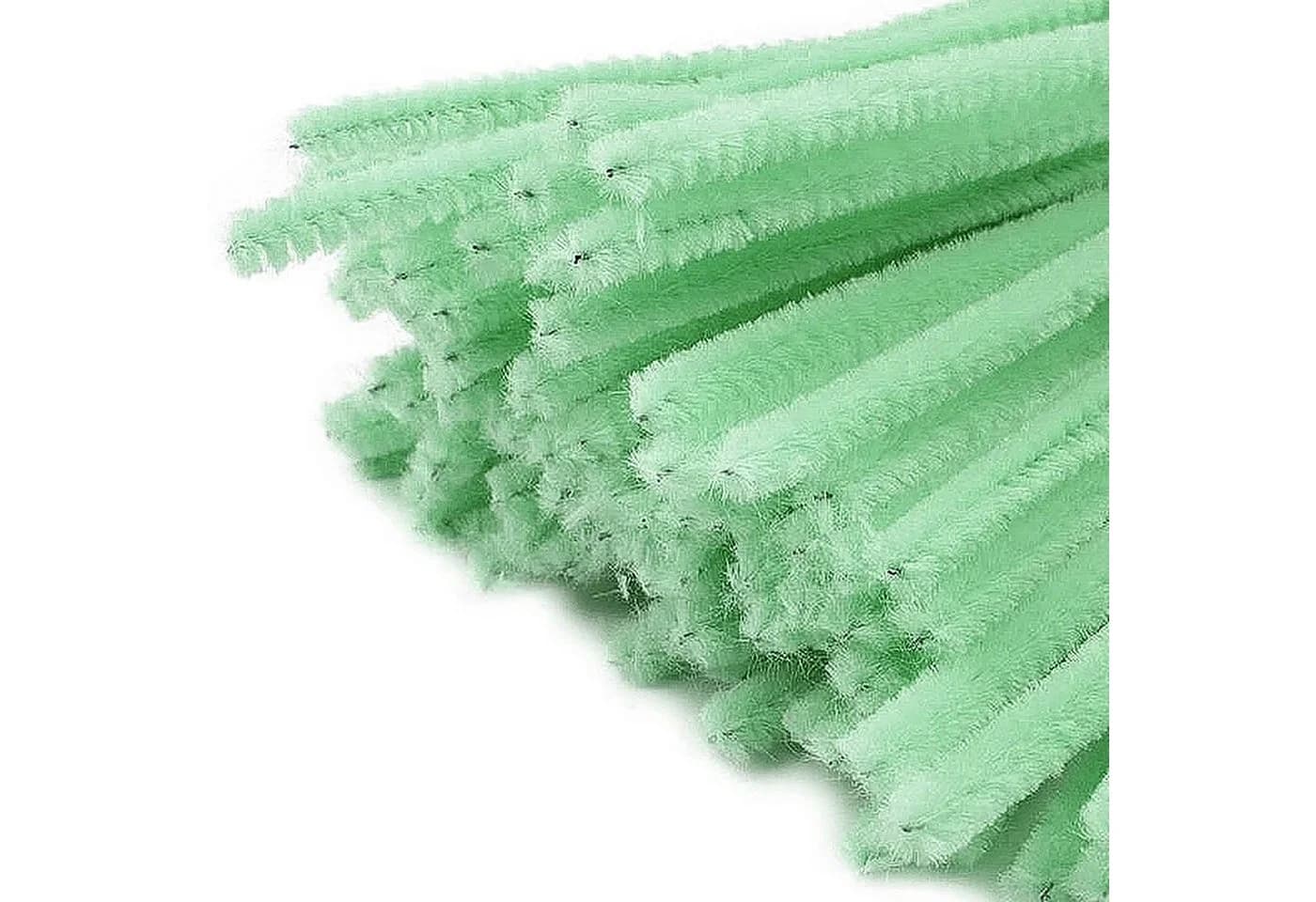 maDDma Basteldraht 20x Pfeifenreiniger 30cm Mint Chenille - Bild 2