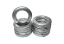 maDDma Stoffösen Gardinenringe 10 Stück Ø42 mm Click-Öse Silber Bild 2