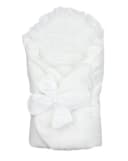 TupTam Einschlagdecke Unisex Baby mit Schleife Weiß Bild 2
