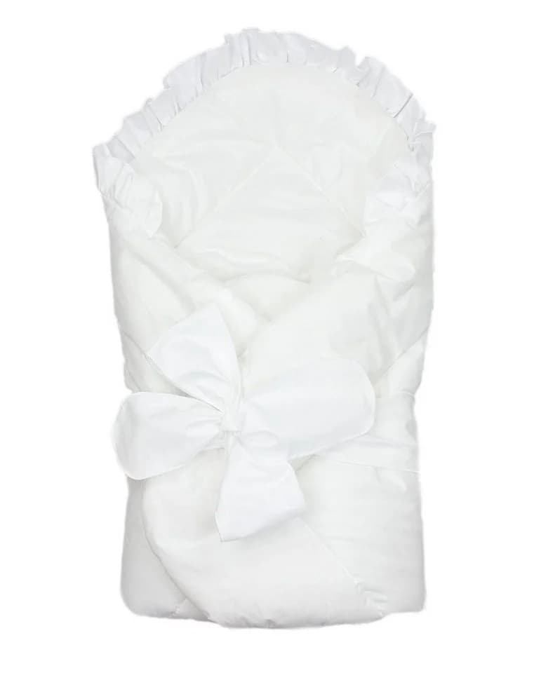 TupTam Einschlagdecke Unisex Baby mit Schleife Weiß - Bild 2