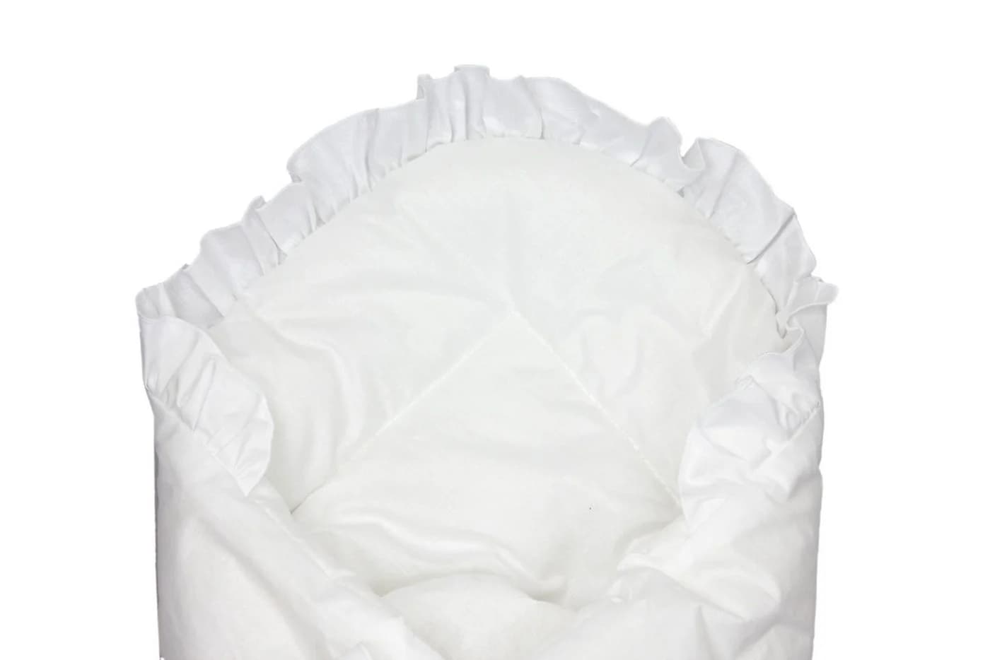 TupTam Einschlagdecke Unisex Baby mit Schleife Weiß - Bild 4