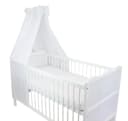 TupTam Betthimmel Weiß mit Schleife für Babybett Bild 2