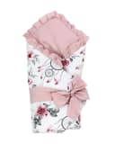 TupTam Einschlagdecke Unisex Baby mit Schleife Rosa Bild 2