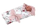 TupTam Einschlagdecke Unisex Baby mit Schleife Rosa Bild 4