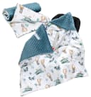 TupTam Baby Einschlagdecke 85x85 für Autositz Babyschale Decke Minky Bild 2