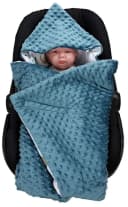 TupTam Baby Einschlagdecke 85x85 für Autositz Babyschale Decke Minky Bild 3