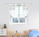 TupTam Gardine Kinderzimmer Voile Vorhänge Set mit Tunnelzug Bild 1