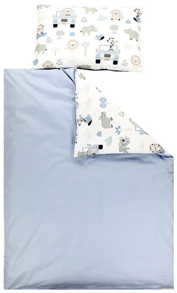 TupTam Kinderbettwäsche Wendebettwäsche Gemustert 2-Teilig Baumwolle Blau - Bild 5