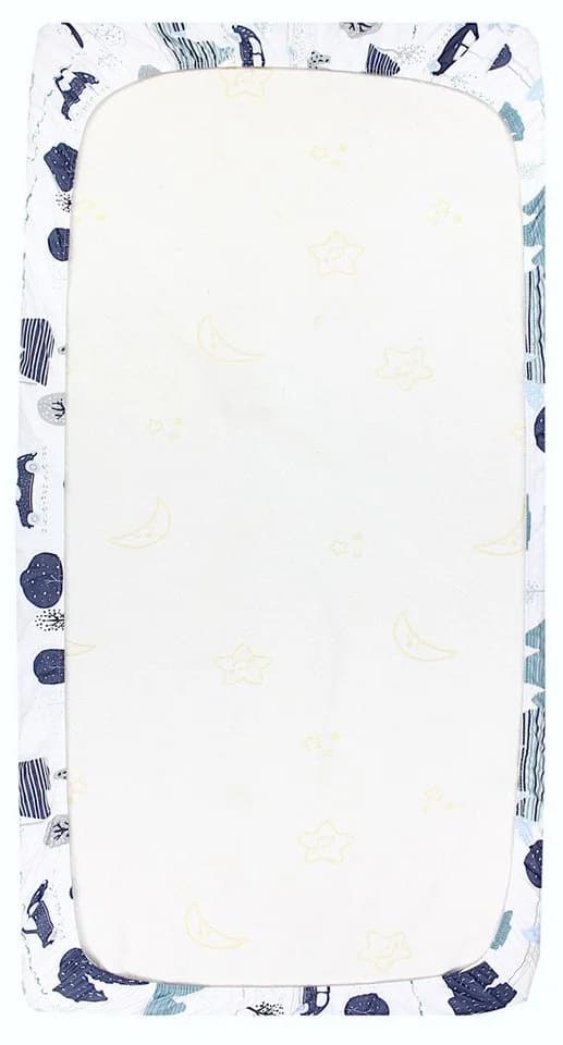 TupTam Spannbettlaken 2er Pack Baby Baumwolle Blau - Bild 5