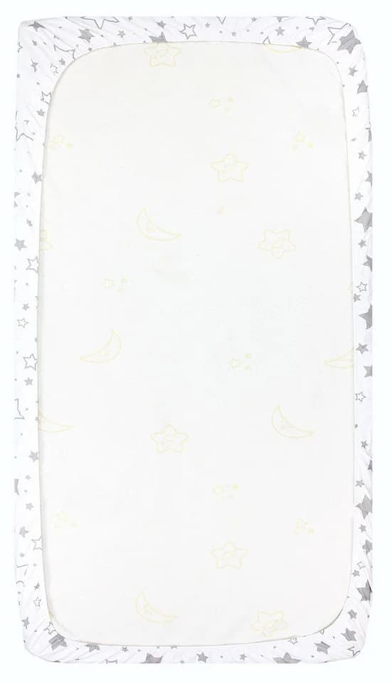 TupTam Spannbettlaken Baby 2er Pack Baumwolle Grau/Weiß - Bild 5