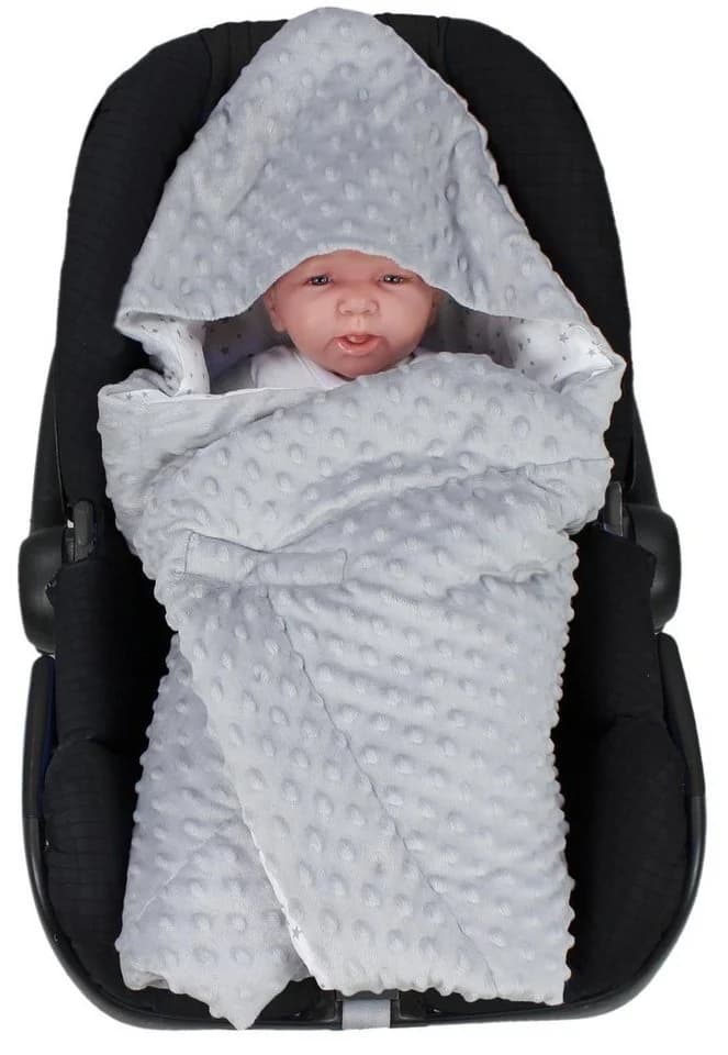 Einschlagdecke Baby Winter TupTam Plüsch-Stoff - Bild 5