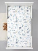 TupTam Spannbettlaken Baby 2er Pack Baumwolle Blau Bild 1