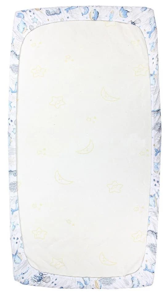 TupTam Spannbettlaken Baby 2er Pack Baumwolle Blau - Bild 5