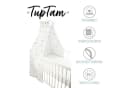TupTam Betthimmel Babybett Himmel mit Schleifchen Bild 1