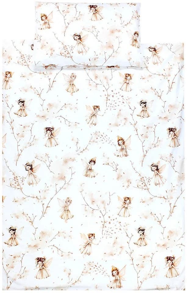 TupTam Kinder-Bettwäsche-Set 2-tlg. Beige/Braun mit Tiermotiven - Bild 2