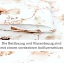 TupTam Kinder-Bettwäsche-Set 2-tlg. Beige/Braun mit Tiermotiven Bild 4