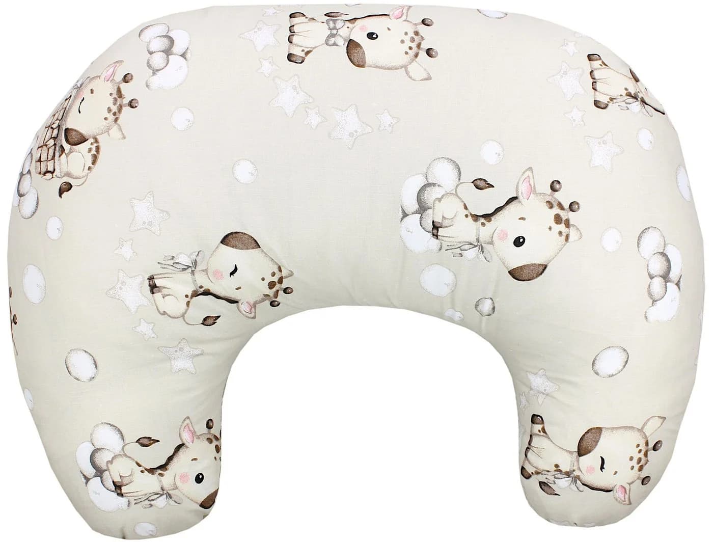 TupTam Stillkissen Klein mit Baumwoll-Bezug Beige