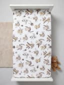 TupTam Spannbettlaken 2er Pack Baby Kinderbett Baumwolle Beige Braun Bild 1