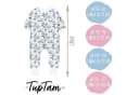 TupTam Babyschlafsack 2.5 TOG BIO-Baumwolle Beige/Grau mit Beinen und Ärmeln Bild 3