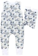 TupTam Babyschlafsack 2.5 TOG BIO-Baumwolle Beige/Grau mit Beinen und Ärmeln Bild 4