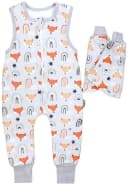TupTam Babyschlafsack mit Beinen und Ärmeln 2.5 TOG Grau Orange Bild 5