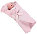 TupTam Einschlagdecke Unisex Baby mit Schleife Rosa Bild 3
