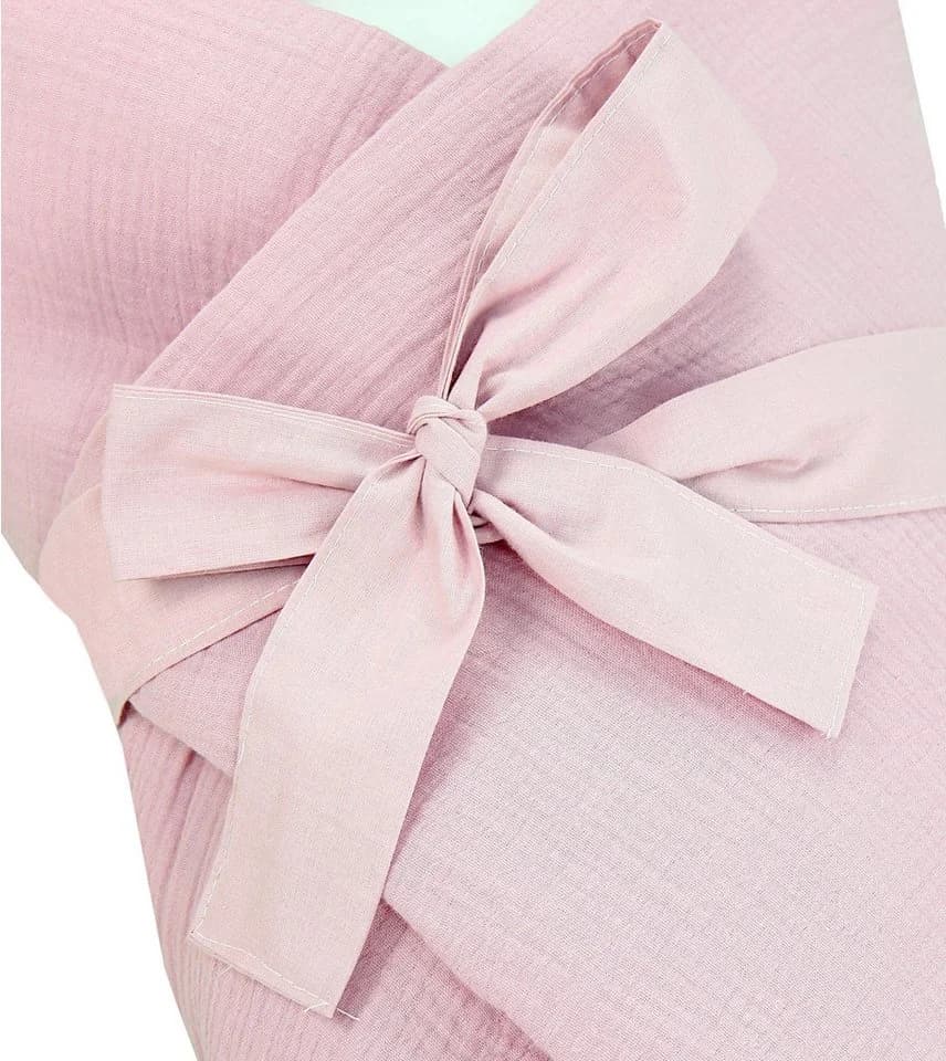 TupTam Einschlagdecke Unisex Baby mit Schleife Rosa - Bild 4