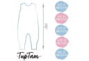 TupTam Babyschlafsack Ganzjahresschlafsack mit Beinen 2,5 TOG Unisex Bunt Bild 3
