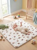 TupTam Spielmatte 120x120 cm Baumwolle Beige Bild 3