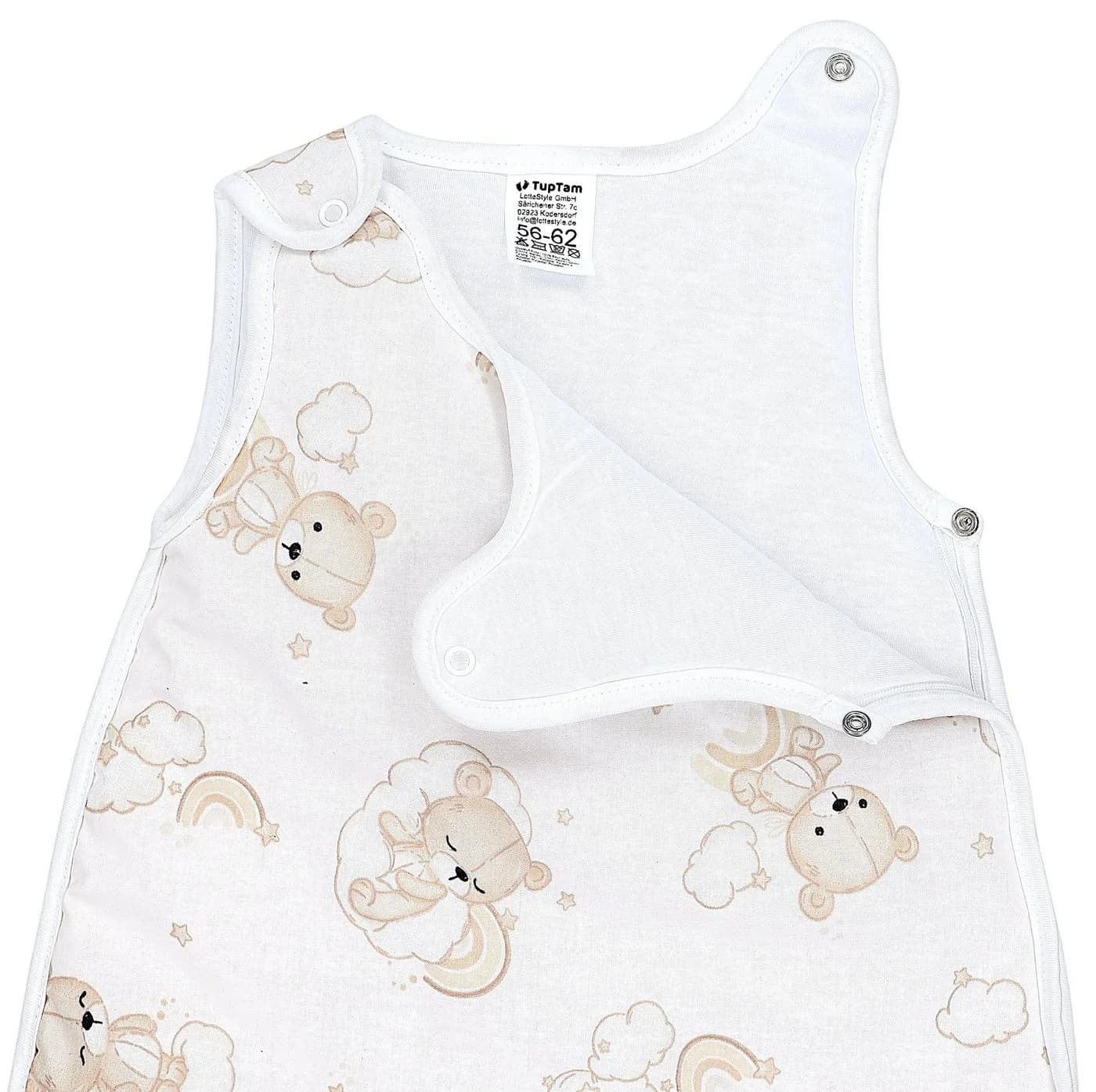 TupTam Babyschlafsack 2.5 TOG Seitlicher Reißverschluss Ärmellos - Bild 4