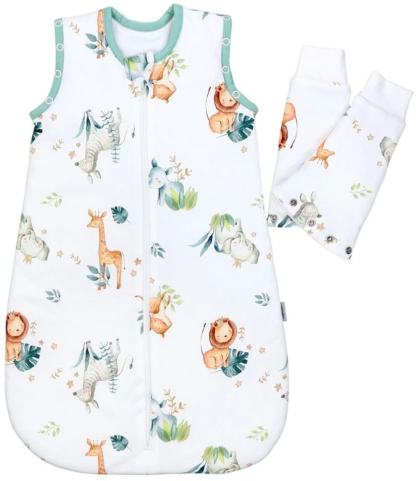 TupTam Babyschlafsack 2.5 TOG Ganzjahresschlafsack mit abnehmbaren Ärmeln Safari - Bild 5