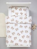 TupTam Kinderbettdecken-Set 2tlg. Ganzjahresdecke mit Kissen Beige Bild 3