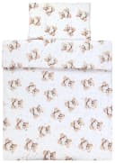 TupTam Kinderbettdecken-Set 2tlg. Ganzjahresdecke mit Kissen Beige Bild 5