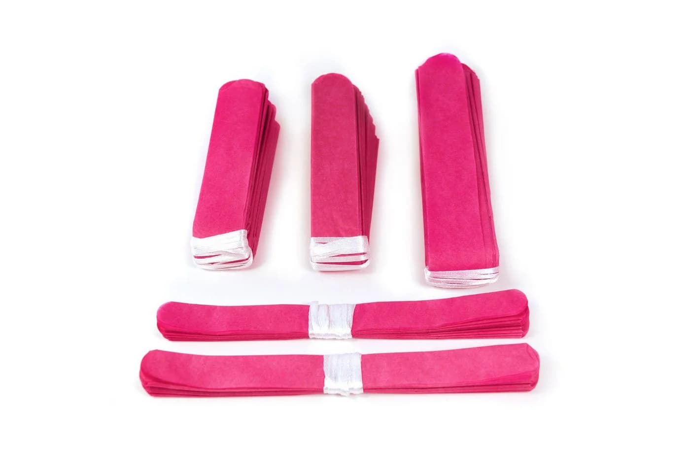 Frau WUNDERVoll Papierdekoration 5er Set Pompoms Rosa