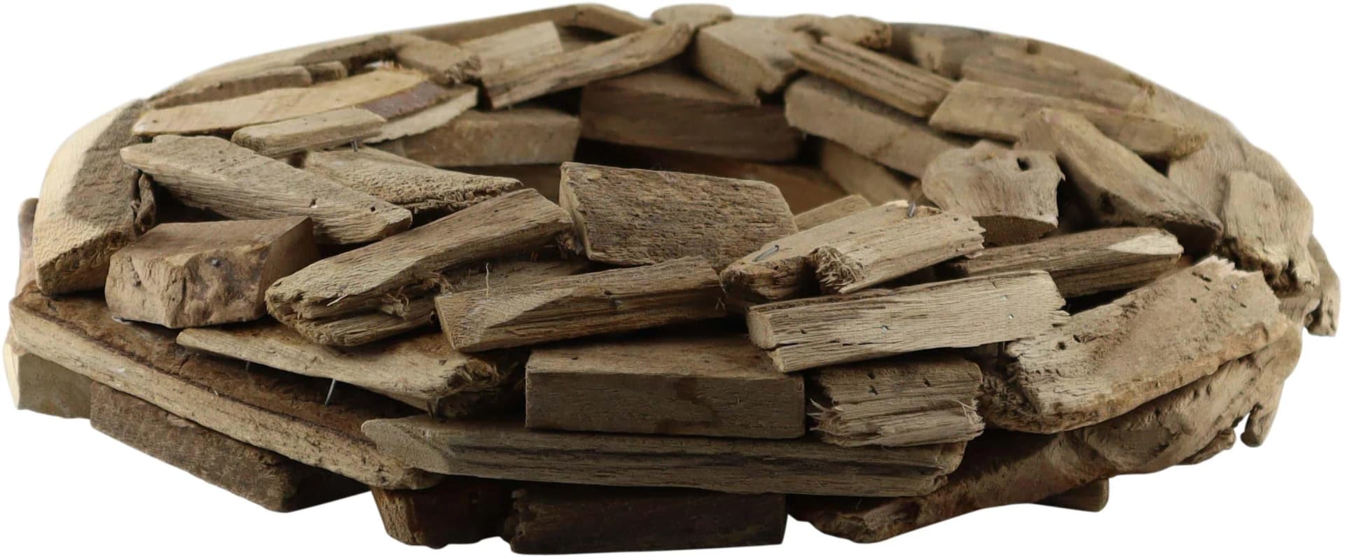 AM DESIGN Dekokranz Rustikal Beige Natur Holzwerkstoff