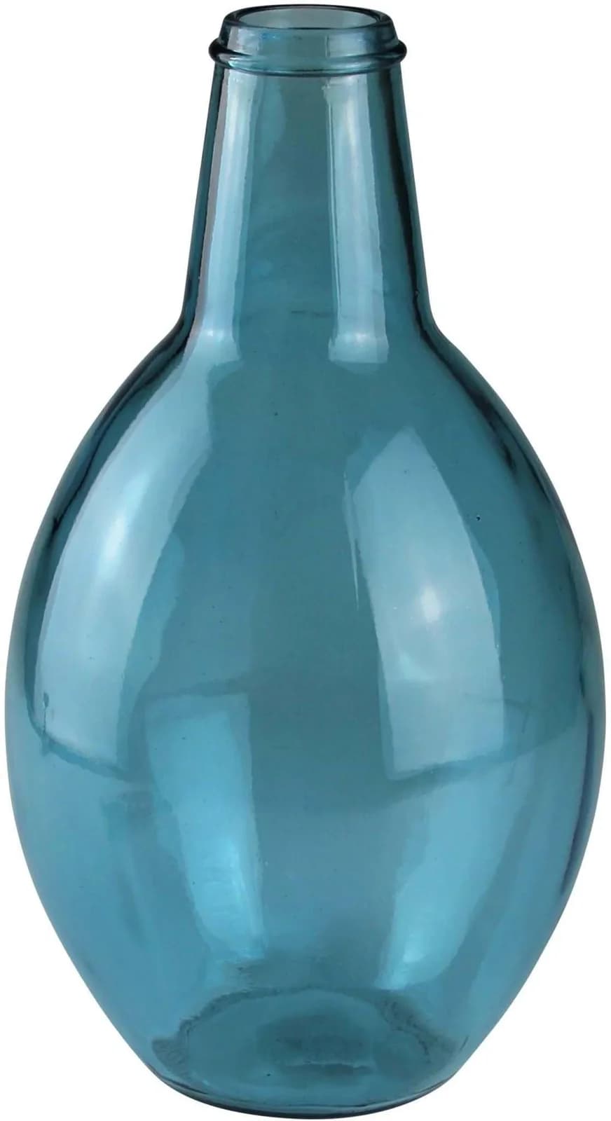 AM Design Bodenvase Mundgeblasen Blau